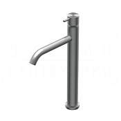 Ritmonio Diametro35 Inox Смеситель для раковины выс., без д/к, излив, цвет: brushed stainless steel E0BA0129CINOX