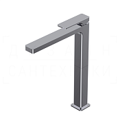 Ritmonio Glitter Смеситель для раковины высокий, без д/к, высота излива 28,2 см, цвет: chrome PR32AF201CRL