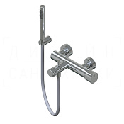 Ritmonio Taormina Смеситель для душа накладной, с ручным душем 1 вид струи и изливом, цвет: chrome PR35EH201CRL