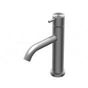 Ritmonio Diametro35 Inox Смеситель для раковины, без д/к, дл. излива, цвет: brushed stainless steel E0BA0123CINOX