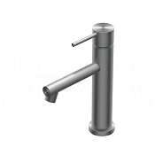 Ritmonio Diametro35 Inox Смеситель для раковины, без д/к, излив, цвет: brushed stainless steel E0BA0123DSINOX