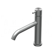 Ritmonio Diametro35 Inox Смеситель для раковины, без д/к, излив, цвет: brushed stainless steel E0BA0124CINOX