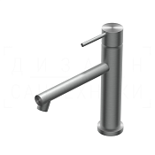 Ritmonio Diametro35 Inox Смеситель для раковины, без д/к, излив, цвет: brushed stainless steel E0BA0124DSINOX