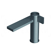 Ritmonio DOT316 Смеситель для раковины, без д/к, длина излива 12,5 см, цвет: brushed stainless steel PR50AA201INOX