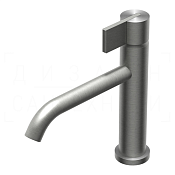 Ritmonio DOT316 Round Смеситель для раковины, без д/к, дл. изл. 16,6см, цвет:brushed stainless steel PR50AA212INOX