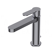 Ritmonio Tab Смеситель для раковины, с донным клапаном, длина излива 12,5 см, цвет: chrome PR37AA101CRL