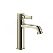 Gessi Inciso Смеситель для раковины, без донного клапана, излив 13,5 см, цвет: nickel PVD 58002#720
