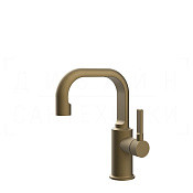 Gessi Inciso Смеситель для раковины, без донного клапана, излив 14 см, цвет: antique brass 58009#713