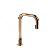 Gessi Inciso Смеситель для раковины, без донного клапана, излив 16,4 см, цвет: copper PVD 58023#030