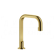Gessi Inciso Смеситель для раковины, без донного клапана, излив 16,4 см, цвет: gold PVD 58023#246