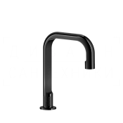 Gessi Inciso Смеситель для раковины, без донного клапана, излив 16,4 см, цвет: black metal PVD 58023#706