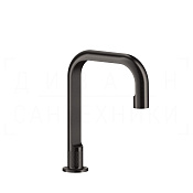 Gessi Inciso Смеситель для раковины, без дон. клап., излив 16,4 см, цвет: black metal brushed PVD 58023#707