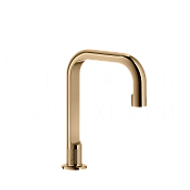 Gessi Inciso Смеситель для раковины, сенсорный, без дон. клап., излив 16,4 см, цвет: warm bronze PVD 58023#735