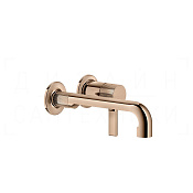 Gessi Inciso Смеситель для раковины встраиваемый, внеш. часть, излив 18,9-21,9 см, цвет: copper PVD 58088#030