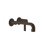 Gessi Inciso Смеситель для раковины встраив., внеш. часть, излив 18,9-21,9 см, цвет: dark bronze 58088#845