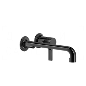 Gessi Inciso Смеситель для раковины встраив., внеш. часть, излив 23,4-26,4 см, цвет: black metal PVD 58089#706