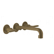 Gessi Inciso Смеситель для раковины встраиваемый, внешняя часть, излив 21 см, цвет: antique brass 58090#713