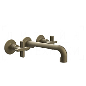 Gessi Inciso Смеситель для раковины встраиваемый, внешняя часть, излив 19-21 см, цвет: antique brass 58190#713