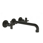 Gessi Inciso Смеситель для раковины встраив., внеш. часть, излив 23,5-25,5 см, цвет: aged bronze 58192#187