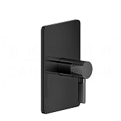 Gessi Inciso Смеситель для душа встраиваемый, на 1 потребитель, внешняя часть, цвет: black metal PVD 58061#706