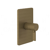 Gessi Inciso Смеситель для душа встраиваемый, на 1 потребитель, внешняя часть, цвет: antique brass 58061#713