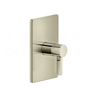 Gessi Inciso Смеситель для душа встраиваемый, на 1 потребитель, внешняя часть, цвет: nickel PVD 58061#720