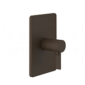 Gessi Inciso Смеситель для душа встраиваемый, на 1 потребитель, внешняя часть, цвет: dark bronze 58061#845