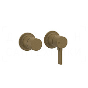 Gessi Inciso Смеситель для душа встраиваемый, на 2 потребителя, внешняя часть, цвет: antique brass 58077#713