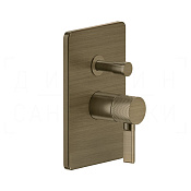 Gessi Inciso Смеситель для душа встраиваемый, на 2 потребителя, внешняя часть, цвет: antique brass 58079#713