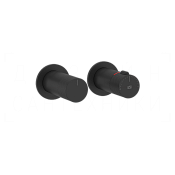 Gessi Inciso Термостат для душа встраиваемый, на 1 потребитель, внешняя часть, цвет: matte black 58131#299