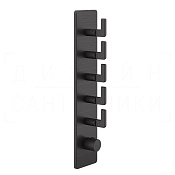 Gessi Inciso Термостат для душа встраиваемый, на 5 потребителей, внешняя часть, цвет: aged bronze 58210#187