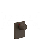 Gessi Inciso Термостат для душа встраиваемый, на 1 потребитель, внешняя часть, цвет: dark bronze 58254#845