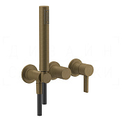 Gessi Inciso Смеситель для душа встраиваемый, на 2 потребителя, внешняя часть, цвет: antique brass 58345#713