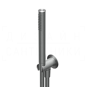Ritmonio Shower kits Душевой гарнитур: душ. лейка 1 вид струи, держ., цвет: brushed stainless steel 72J015INOX