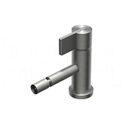 Ritmonio DOT316 Round Смеситель для биде, без д/к, дл. излива 11,1 см, цвет: brushed stainless steel PR50BA211INOX