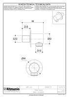 Ritmonio Шланговое подключение, цвет: brushed stainless steel E0BA0173INOX