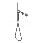 Ritmonio DOT316 Смеситель для душа встр., внешняя часть, 2 потреб., цвет: brushed stainless steel PR50GG201INOX