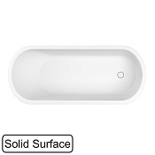 Whitecross Jess Ванна из искусственного камня Solid Surface встраив. 160x71 см, цвет: белый матовый 0223.160071.200