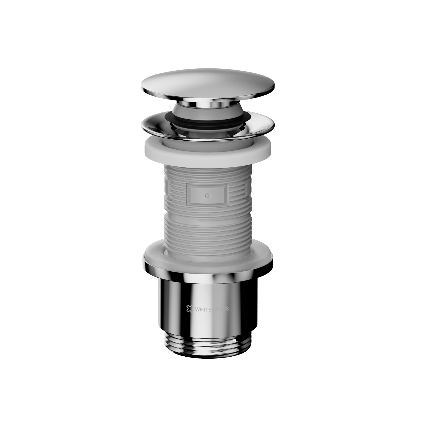 Whitecross Донный клапан для раковины универсальный Click-Clack, цвет: хром A707CR