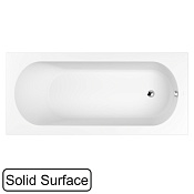 Whitecross Jane Ванна из искусственного камня Solid Surface встраив. 170x75см, цвет: белый матовый 0222.170075.200