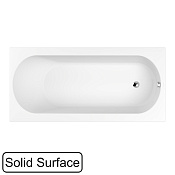 Whitecross Jane Ванна из искусственного камня Solid Surface встраив. 170x80см, цвет: белый матовый 0222.170080.200