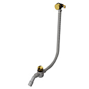 Whitecross Fill Слив-перелив для стандарт. ванн Click-Clack с функ. напол. ванны, цвет:золото глянц. D1102GL