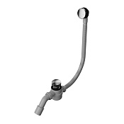 Whitecross Ultima Слив-перелив для стандартных ванн Click-Clack с функ. очистки, цвет: никель браш. D1101NIB