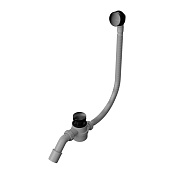 Whitecross Ultima Слив-перелив для стандарт. ванн Click-Clack с функ. очистки, цвет: оружейная сталь D1101GM