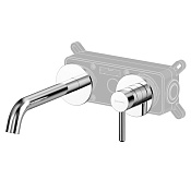 Whitecross Y Смеситель для раковины встраиваемый, с внутренней частью, излив 20 см, цвет: хром Y1225CR