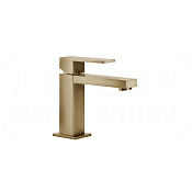 Gessi Rettangolo Смеситель для раковины, без д/к, излив 12,9 см, цвет: warm bronze brushed PVD 20002#726