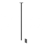 Gessi Rettangolo Смеситель для раковины потолочный, без д/к, излив 160 см, цвет: matte black 20024#299