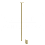 Gessi Rettangolo Смеситель для раковины потолочный, без д/к, излив 160 см, цвет: brushed brass PVD 20024#727