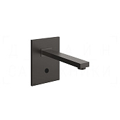 Gessi Rettangolo Смеситель для раковины встраив., внеш. часть, излив 20,7 см, цвет: black metal PVD 20130#707
