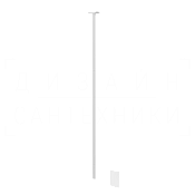 Gessi Sensor Taps Смеситель для раковины потолочный, без д/к, излив 160 см, цвет: matte white 30654#279